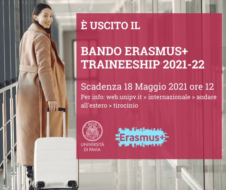 Erasmus Traineeship 2021/22: Scadenza 18 Maggio 2021 Ore 12. | Facoltà ...